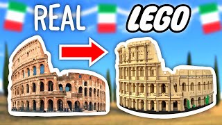 I Built ITALY Out Of LEGO In Italy [upl. by Fabe]