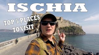 TOP 5 places to visit on ISCHIA island NAPLES ITALY  Travel Vlog [upl. by Enileuqcaj]