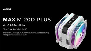 Hot CPU Cooler M120D PLUS With Temperature Display [upl. by Aihsar]