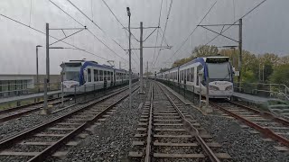 Zoetermeer Voorweg Laag  LansingerlandZoetermeer  Station Den Haag Centraal  regen  RR4  2022 [upl. by Latnahs845]