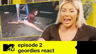 Nathan Henry amp Chloe Ferry Rewatch Their Iconic Entrances  Geordies React [upl. by Retloc527]