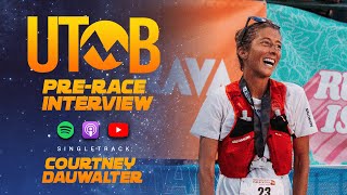 Courtney Dauwalter  2023 UTMB PreRace Interview [upl. by Llertnac208]