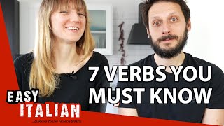 The First 7 Verbs You Must Know In Italian  Super Easy Italian 19 [upl. by Ytsirhk780]