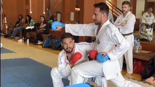 Kumite Techniques Training World Karate Champions [upl. by Engud]