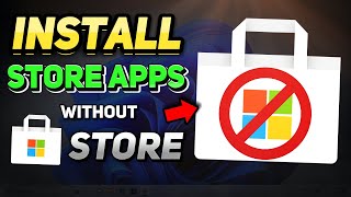 How to Install Microsoft Store Apps Without the Microsoft Store Windows 1011 Tutorial [upl. by Ilaw]