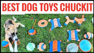 Best Dog Toys CHUCKIT Rope Fetch Ball Flying Squirrel Paraflight Flyer Football [upl. by Issac]