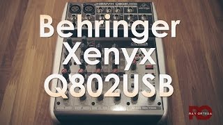 Behringer Xenyx Q802USB Mixer Review [upl. by Franni]