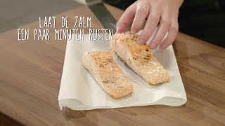 Hoe bak je zalm in de pan [upl. by Pietje]