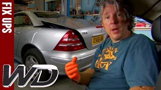 How To Repair A Mercedes SLK Roof  Wheeler Dealers  TOP TIPS [upl. by Atyekram]