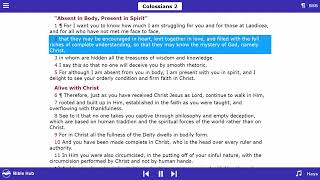 Audio Bible Colossians [upl. by Burkhart712]