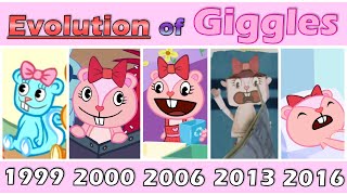 Evolution of GIGGLES from Happy Tree Friends [upl. by Nylarat859]