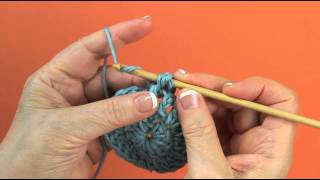 Work 2 Front Post double crochet Around Next Stitch [upl. by Rafaj654]