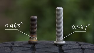 How I install longer studs with bigger knurl diameter [upl. by Charis]