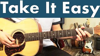 Eagles Take It Easy Guitar Lesson  Tutorial  Guitar Chords OnScreen [upl. by Itsyrk]