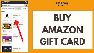 How to Buy Amazon Gift Cards Online [upl. by Imis529]