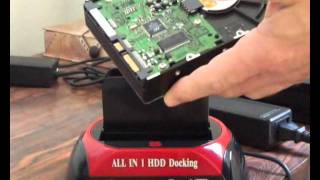 Video Blog  4  ALL IN 1 HDD Docking [upl. by Ekralc]