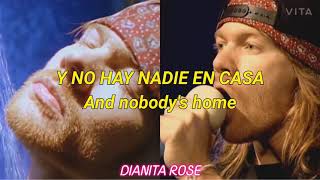 Guns N Roses  Estranged Subtitulada Al Español  Letra En Inglés [upl. by Mallen195]