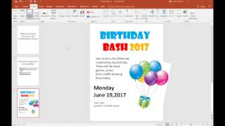 TUTORIAL Make a Flyer on PowerPoint BASIC [upl. by Hays]