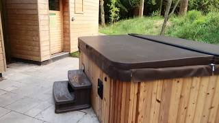 CENTER PARCS Accommodation TourNew style executive lodge with sauna amp hot tub [upl. by Maon]