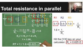 Calculating total resistance in circuits [upl. by Rawden19]