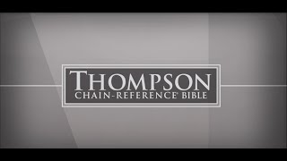 How Does the Thompson ChainReference Bible Work [upl. by Ennayar]