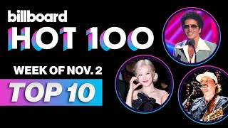 Billboard Hot 100 Top 10 Countdown For November 2 2024  Billboard News [upl. by So]