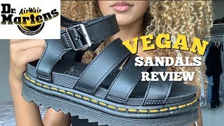 Dr Martens Sandal Review  Blaire Vegan Shoes Docs [upl. by Studley]