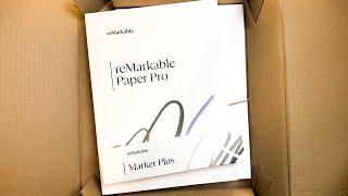 reMarkable Paper Pro is finally here Initial Impressions [upl. by Onaireves394]