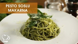 PESTO SOSLU MAKARNA Tarifi [upl. by Nerrol]