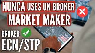 DIFERENCIAS ENTRE BROKERS MARKET MAKER y ECNSTP  CAPITAL TRADING [upl. by Manya]