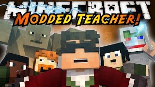 Minecraft MiniGame  MODDED TEACHER LORD OF THE RINGS [upl. by Mada761]