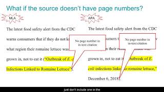 MLA vs APA Intext Citations [upl. by Willie]