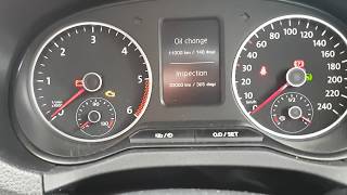 Vw Amarok 2015on how to reset inspection [upl. by Niwled]