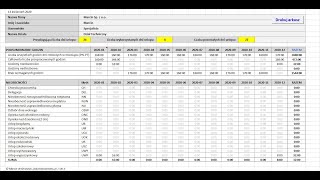 Roczna Ewidencja czasu pracy w Excel  prezentacja pliku [upl. by Green]