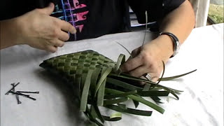 How to make a NZ Flax Phormium Tenax pursebag [upl. by Bruno]