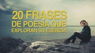 20 Frases de poesía que exploran su esencia 🖋 [upl. by Tobe]