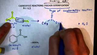 VIDEO Carboxylic Acid Reactions Ester Formation [upl. by Adieno]