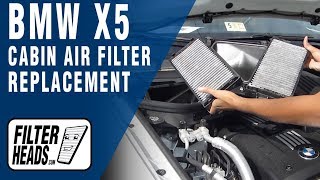 How to Replace Cabin Air Filter 2010 BMW X5  AQ1147C [upl. by Vina97]