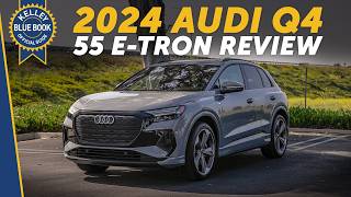 2024 Audi Q4 55 ETron  Review and Road Test [upl. by Trilly]