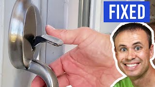 Try First Easy FIX for Stuck Front Door Handle [upl. by Marlie]