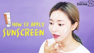 A Guide To Apply Sunscreen Properly 🌞 [upl. by Jared]