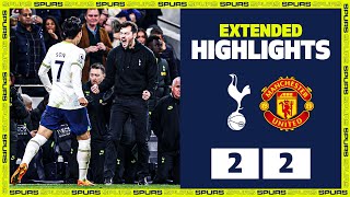 SPURS 22 MAN UTD  EXTENDED HIGHLIGHTS [upl. by Anavoig]