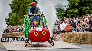 Racing DIY Soapbox Vehicles at Alexandra Palace  Red Bull Soapbox Race 2015 [upl. by Eniamurt]