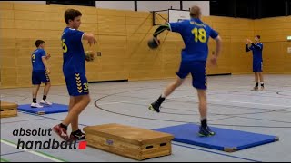 Handball Passing Exercises [upl. by Euqinamod699]