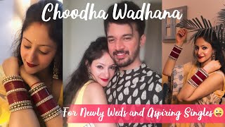 Chooda Wadhana A beautiful tradition of suhaag ki bangles [upl. by Eel35]