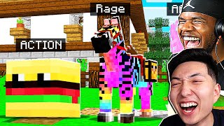 LAUGH  DELETE MINECRAFT with RageElixir amp YaBoiAction [upl. by Gagliano916]