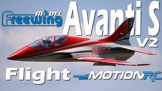 New and Improved Freewing Avanti S V2 Flight  Motion RC [upl. by Nylsej507]