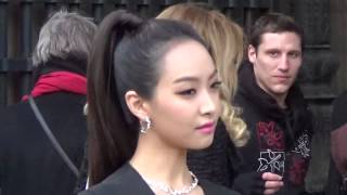 VICTORIA SONG QIAN 宋茜 fx  Paris Fashion Week 4 march 2016 show Christian Dior Mars [upl. by Nnylkcaj598]