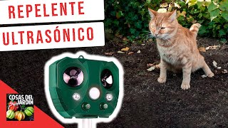 REPELENTE ULTRASONICO DE ANIMALES FUNCIONARÁ CON EL GATO [upl. by Htezzil]