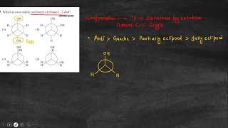 Which is the most stable conformer of ethane 12diol [upl. by Stauffer]